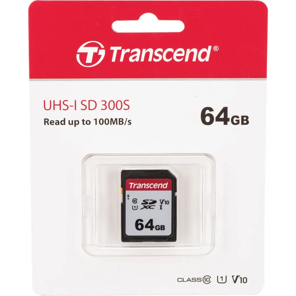 Transcend 64GB 300S UHS-I SDXC memory card